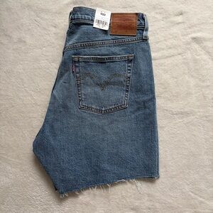 New Levi’s 501 Raw Hem Cut Off Big E Shorts